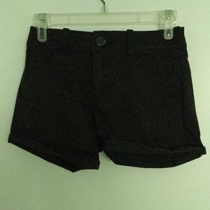 American eagle black super stretch shorts